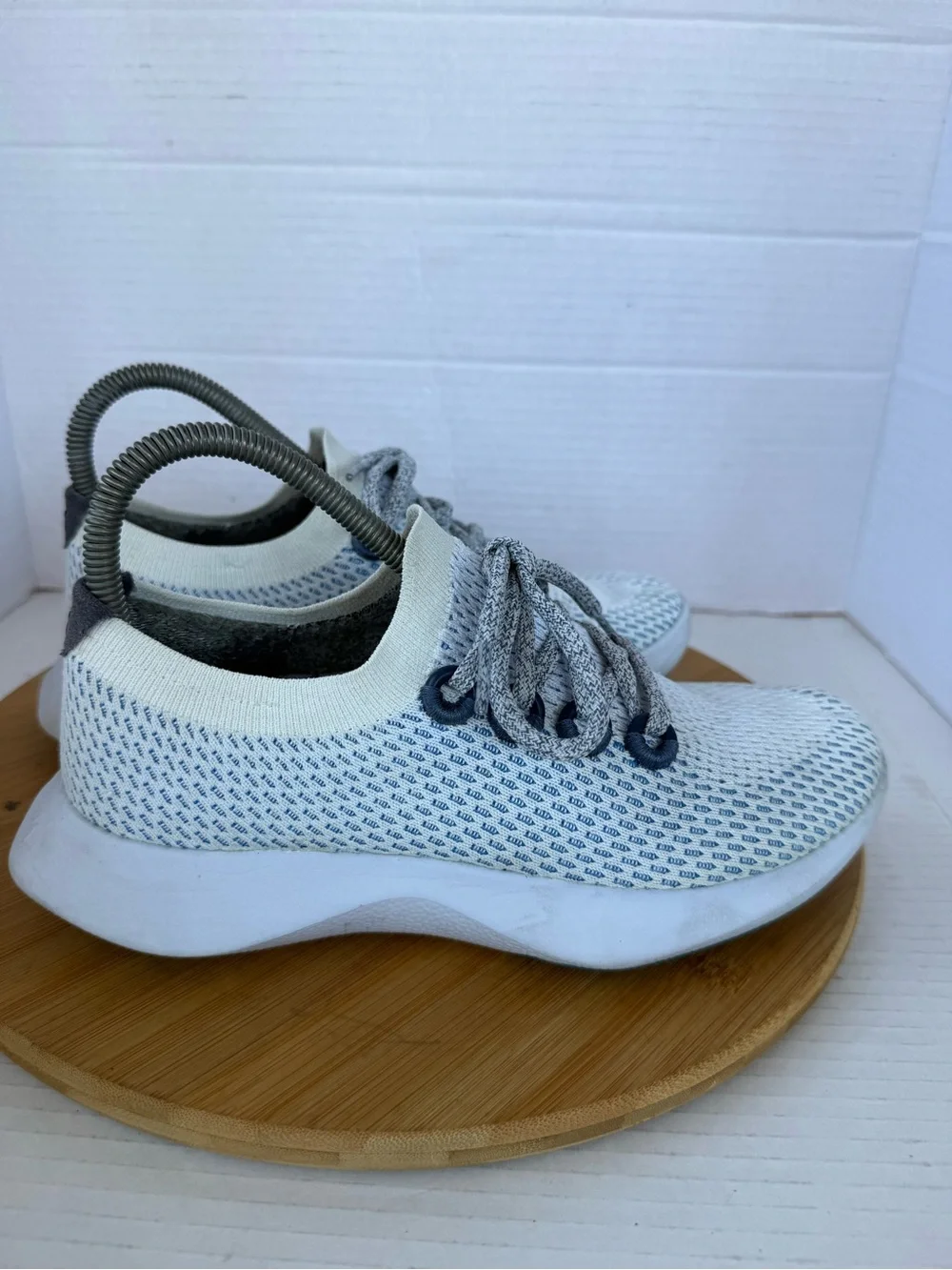 Allbirds Tree Dasher 2 Womens Size 7.5 Blizzard Athletic Running Shoes Sneakers